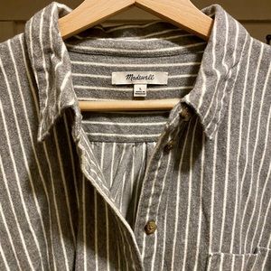 Madewell Striped flannel